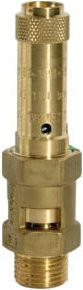 Riegler Sicherheitsventil aus Messing in Gold, G 3/4, Ansprechdruck 6 bar - Bild 1