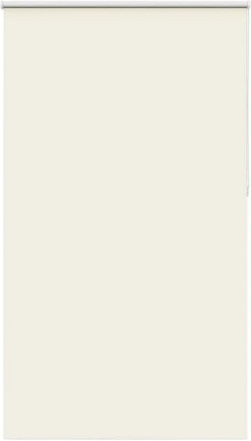 vidaXL Verdunkelungsrollo Cremeweiß aus Polyester, thermoisolierend, B: 125 cm, H: 230 cm - Bild 1