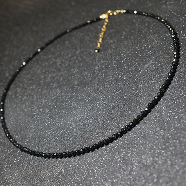 SUMENG Halskette, schwarze Perlen, Choker, Damen - Bild 1
