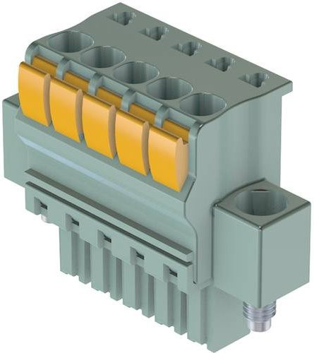 HARTING Steckverbinder 14310815106000 aus Messing in Grau mit 8 Polen - Bild 1