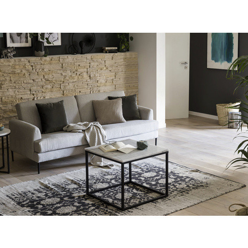 SIT Couchtisch THIS & THAT in Weiss mit Marmorplatte und Metallgestell, B: 60 cm, H: 50 cm - Bild 2