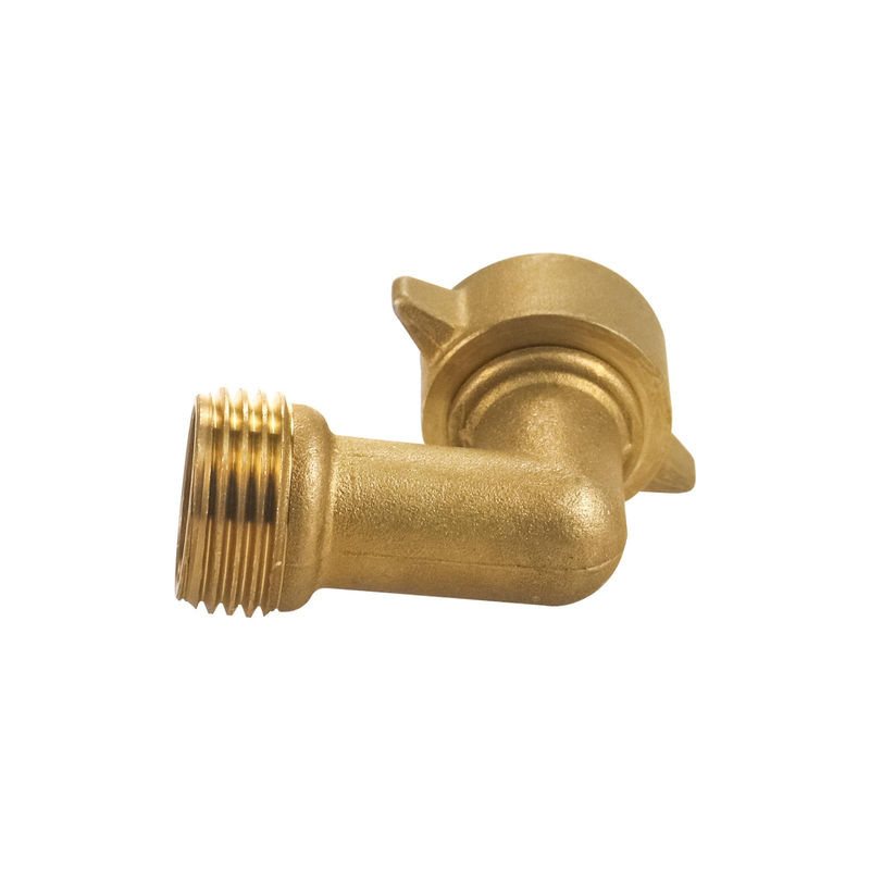 TOMTOP JMS 2er Pack Garten Schlauch Bogen Adapter aus Messing in Gold mit Dichtungsringen 3/4 FHT x 3/4 MHT - Bild 2