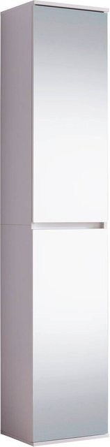 Trendteam Garderobenschrank Mirror in Weiß mit Spiegeltür, B/H/T: 37 x 191 x 34 cm - Bild 1