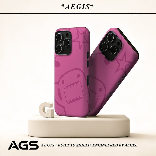 Robuste Monster-Handyhülle von Potdemiel für iPhone 17 16 15 14 13 Pro Max Plus mit Magnetfunktion in Pink - Bild 1