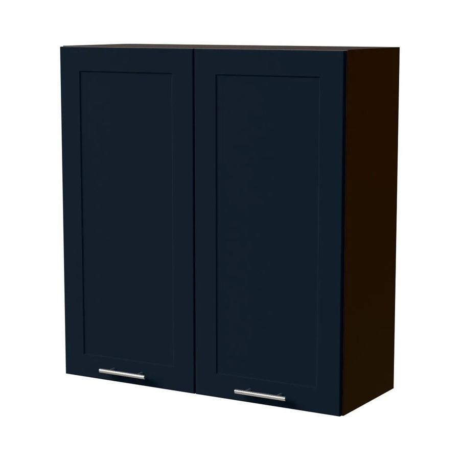 Feldmann-Wohnen Hängeschrank Oslo in Lava und Indigo Matt mit Rahmenoptik, B/T/H: 90 x 32,5 x 96 cm - Bild 2