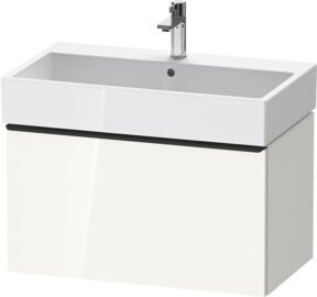 Duravit Waschtischunterschrank D-Neo, wandhängend, weiß hochglänzend, B: 78,4 cm, T: 44,2 cm, H: 44,0 cm - Bild 1