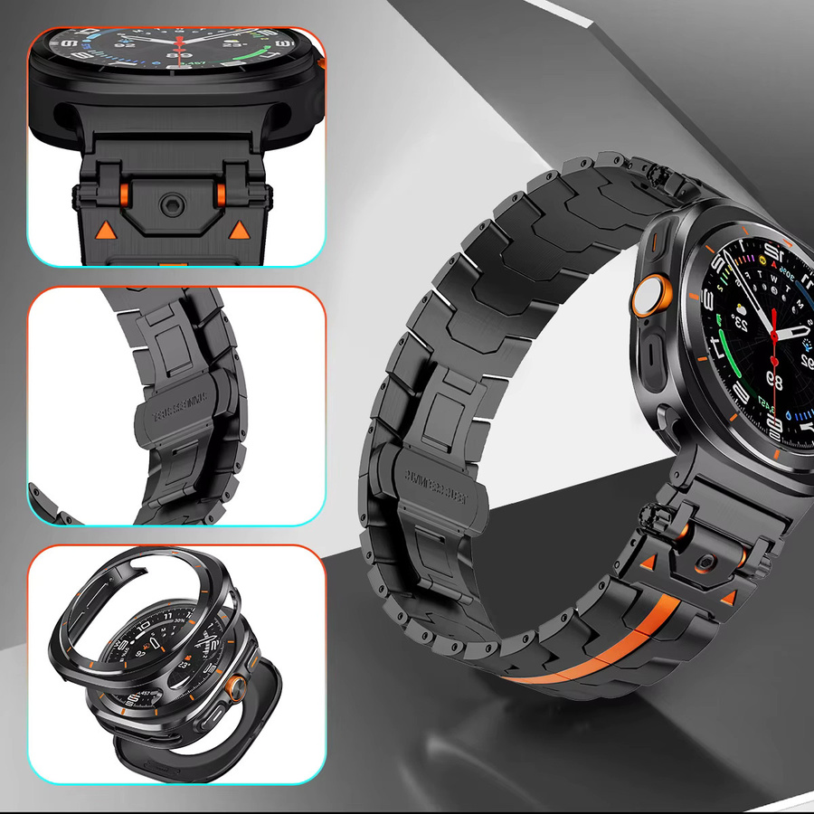 CHIICSMART Uhrenarmband Edelstahl, für Samsung Galaxy Watch 7 Ultra 47mm - Bild 3
