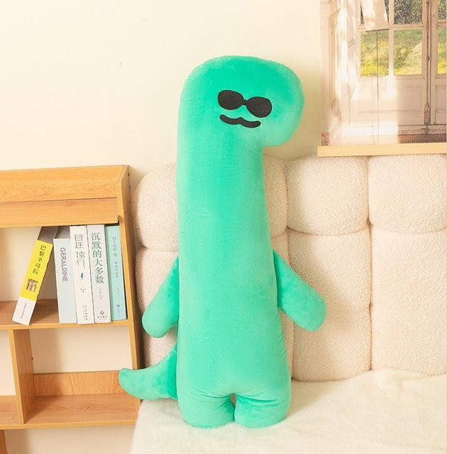 Yiran toy Dinosaurier-Kissen Plüschtier, Grün, 100cm - Bild 1