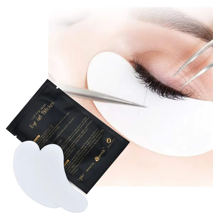 PANLWJ Hydrogel Wimpern-Patches, 50 Paar, Unisex, Schwarz - Bild 2