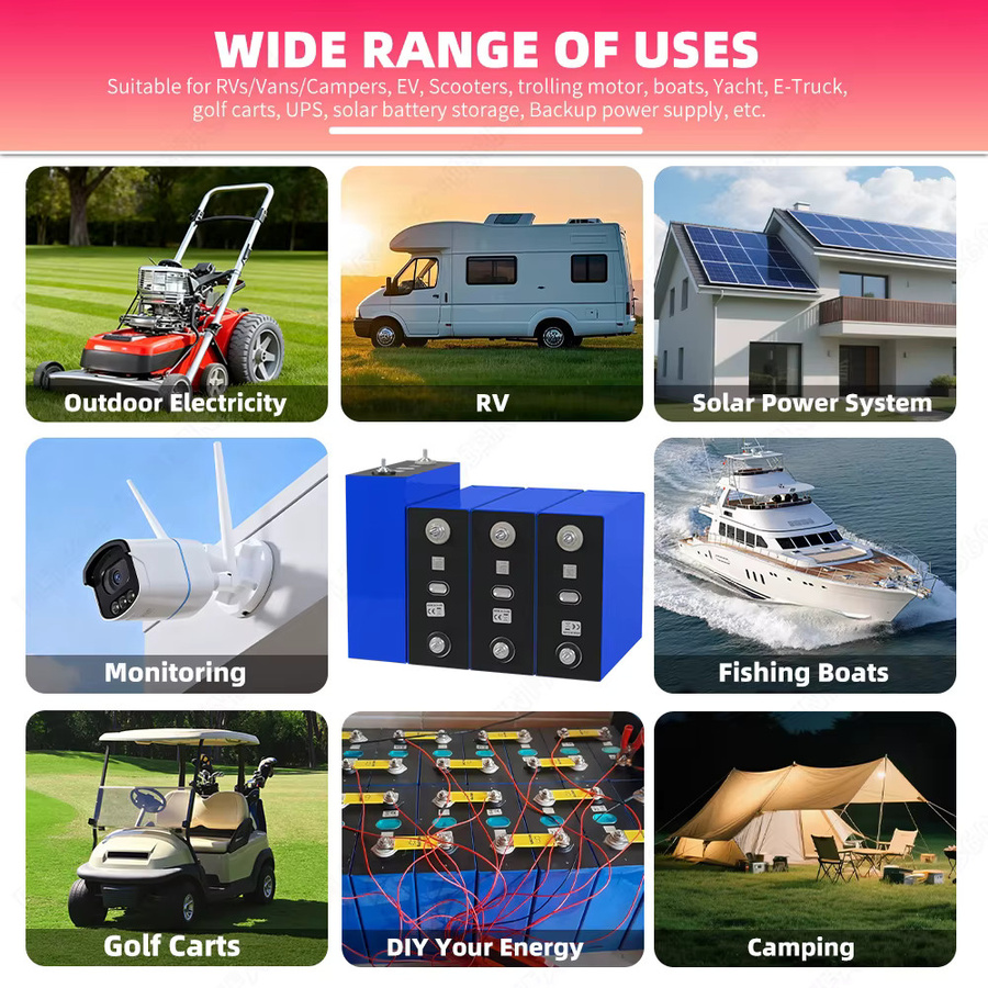 PWOD LiFePO4 Lithium-Eisenphosphat-Zelle Grade A 3.2V 360Ah für Solarbatteriepacks und Heimenergiespeicher - Bild 6