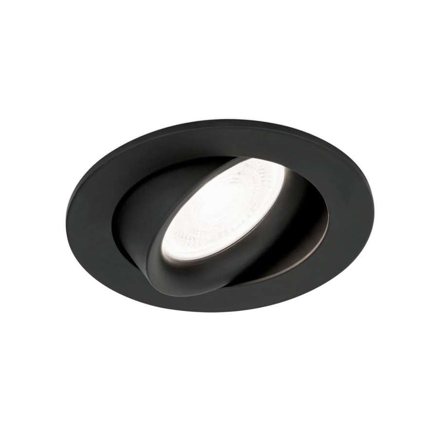 Orion Leuchten Einbaustrahler aus Aluminium in Schwarz, rund, GU10, Durchmesser: 9 cm - Bild 2