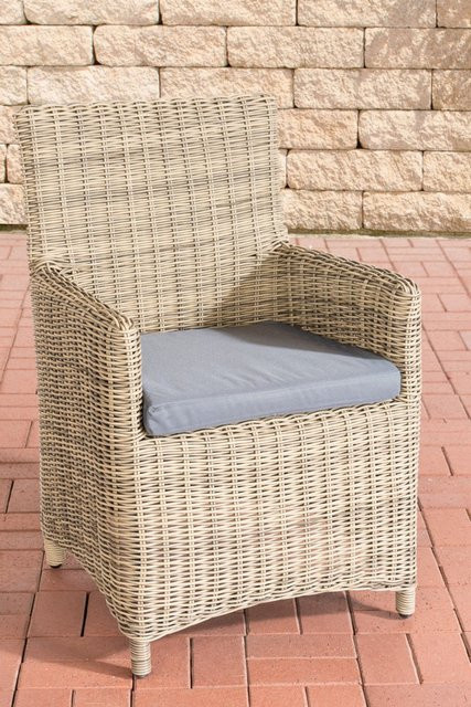 TPFGarden Stuhl Fonda Sankt Marlo in Eisengrau mit UV-beständigen Polstern aus Aluminium und Polyester - Bild 1
