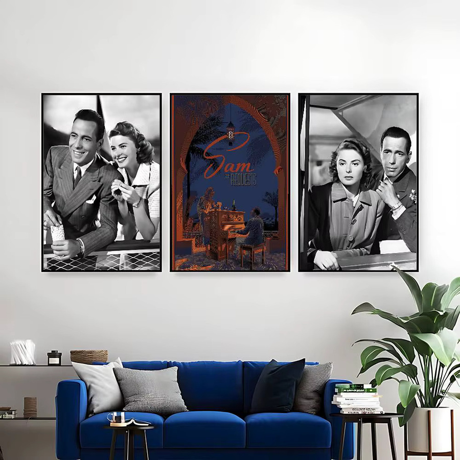 Modernes Casablanca Poster von Gilde als abstrakte Leinwandgrafik in Multicolour für dein Wohnzimmer oder Schlafzimmer - Bild 4