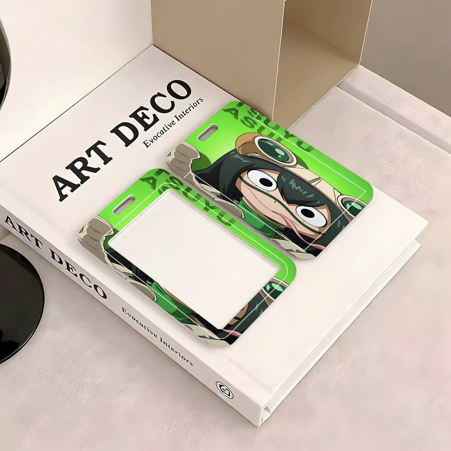 Mesuca Anime Tsuyu Asui Ausweishülle für Schulkarten, Buskarten und Zugangskarten aus Kunststoff - Bild 2