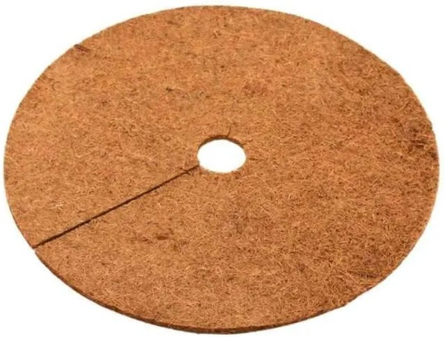 Galaflor Runde Kokosmatte für Kübelpflanzen in Braun, Durchmesser: 25 cm - Bild 1