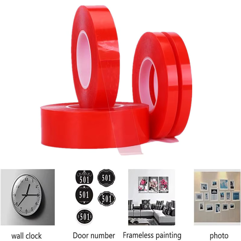 Doppelseitiges Acryl-Klebeband transparent für LED-Streifen und Auto-Fixierung, Breite: 5 mm, 10 mm oder 20 mm, Länge: 3 bis 10 Meter - Bild 2