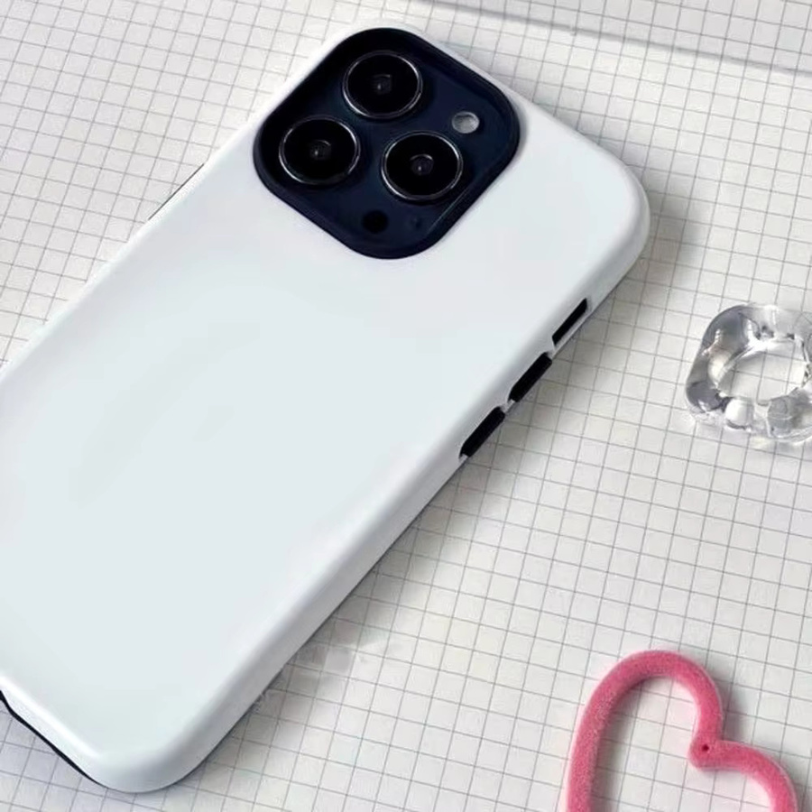 GRANATE Luxus Doppelschicht Handyhülle für iPhone 11 bis iPhone 17 Pro Max Plus in Weiß - Bild 3