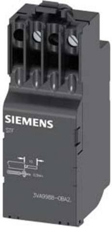 Siemens Auslöser 3VA9988-0BA25 in Schwarz, B/H/T: 21,7 x 65,1 x 31,2 mm - Bild 1