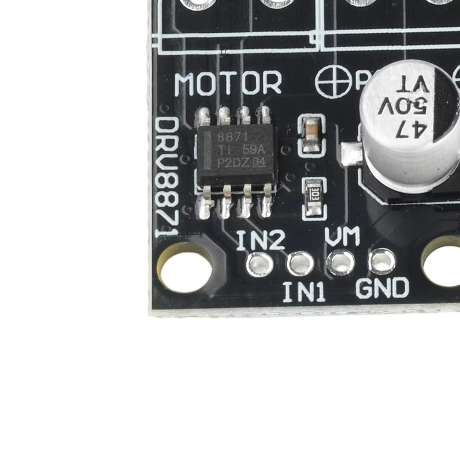 diymore DRV8871 H-Brücke Motortreibermodul DC 6,5–45 V, 3,6 A PWM Gleichstrommotorsteuerung für DIY-Roboter, Schwarz - Bild 4