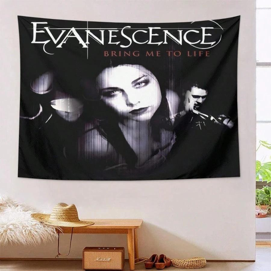 Evanescence Rockband Wandteppich von JMG Household Supplies, Farbe: Schwarz, Material: Polyester, B x H: 40 x 60 cm - Bild 3