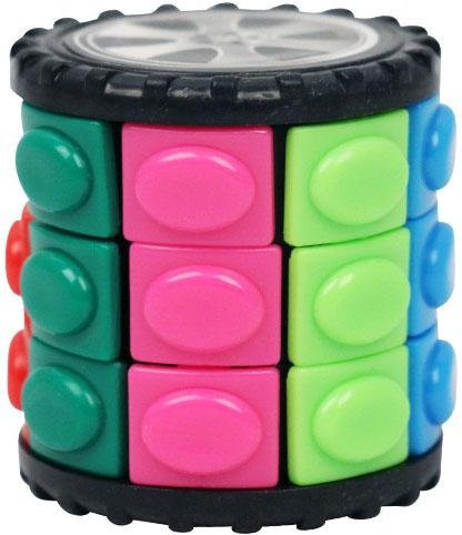 Kidsly 3D-Rotations-Schiebe-Cube Rubik's Puzzle Tower, Puzzle, pink, ab 3 Jahren - Bild 1