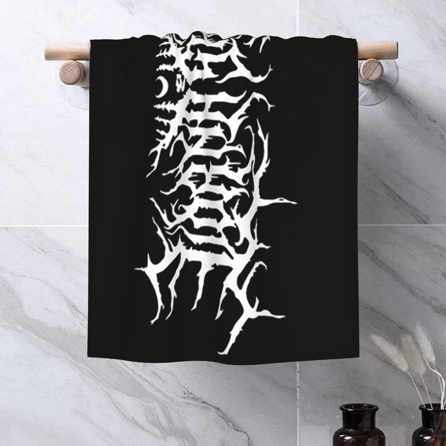 Lorna Shore Logo Baumwollhandtuch schnelltrocknend B: 65 cm, H: 115 cm - Bild 4
