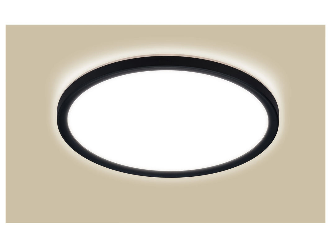 LIVARNO Deckenpanel Slim LED mit Bewegungssensor, Rund, Schwarz - Bild 2