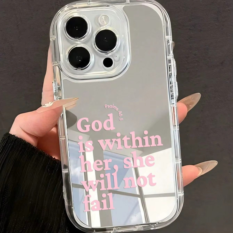 Blessing Mirror Film stoßfeste schützende Handyhülle für iPhone 16, 16 Pro, 16 Pro Max, 15, 14, 13, 12, 11 in Transparent - Bild 4