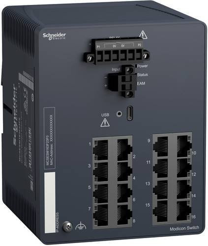 Schneider Electric MCSESM163F23F0 Netzwerk Switch Ethernet/LAN in Grau - Bild 1