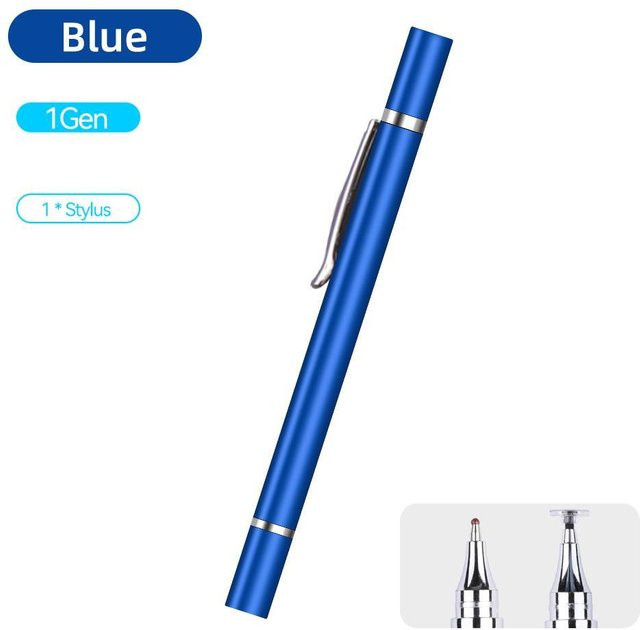 Basil 2 in 1 Universal Stylus Stift für Tablet, Android, iOS, iPad und Samsung in Blau - Bild 1