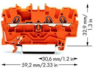 WAGO Durchgangsklemme 2002-1302 in Orange - Bild 1