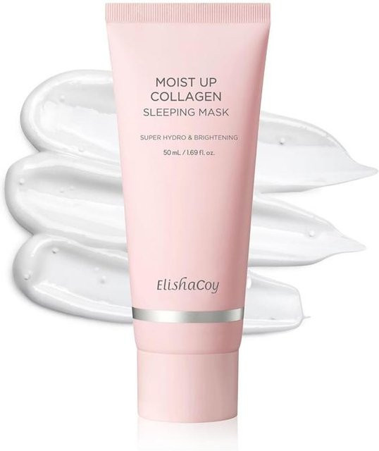 ElishaCoy Moist Up Collagen Schlafmaske, 50 ml, Gesicht - Bild 1