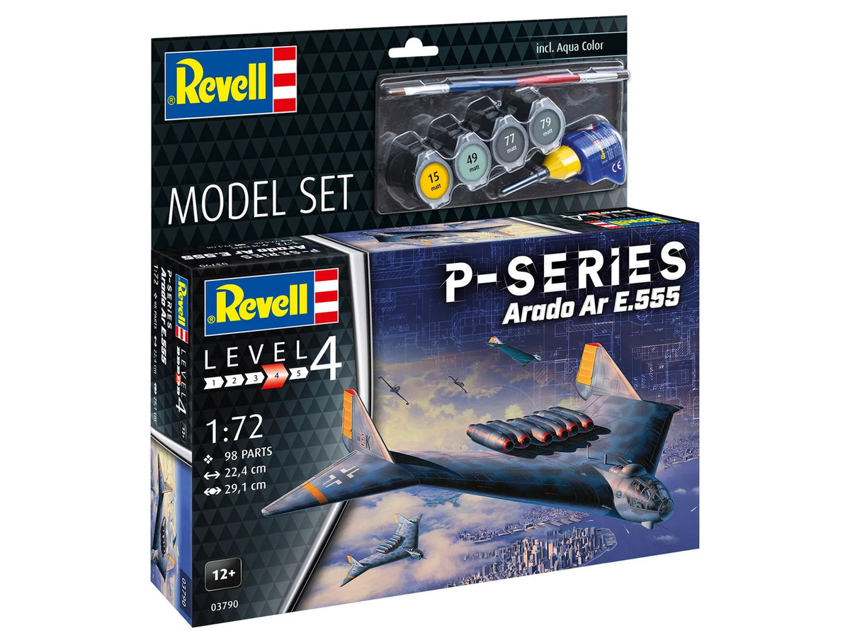 Revell Arado Ar E.555 P-Series, Model Set - Bild 2