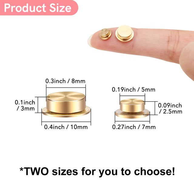 10 Stück Mini-Rotationslager aus Metall in Gold für DIY-Schmuck und Scrapbooking-Accessoires - Bild 1
