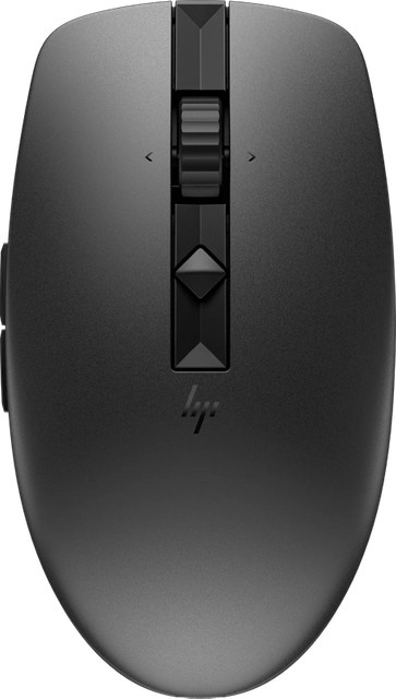 HP 710 Wiederaufladbare geräuschlose Maus in Schwarz und Grau mit Bluetooth und USB-C sowie 3000 dpi - Bild 2