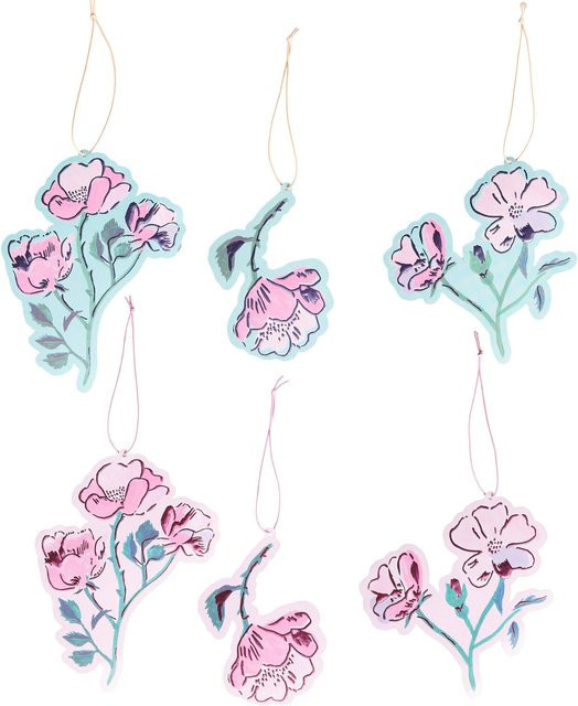 Rico Design Paper Poetry Geschenkanhänger La Vie en Rose Blumen Multicolor - Bild 1