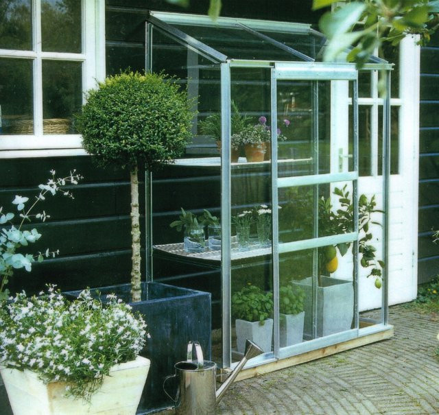 Mauergewächshaus mit Sicherheitsglas B/T/H: 132 x 69 x 184 cm - Bild 1