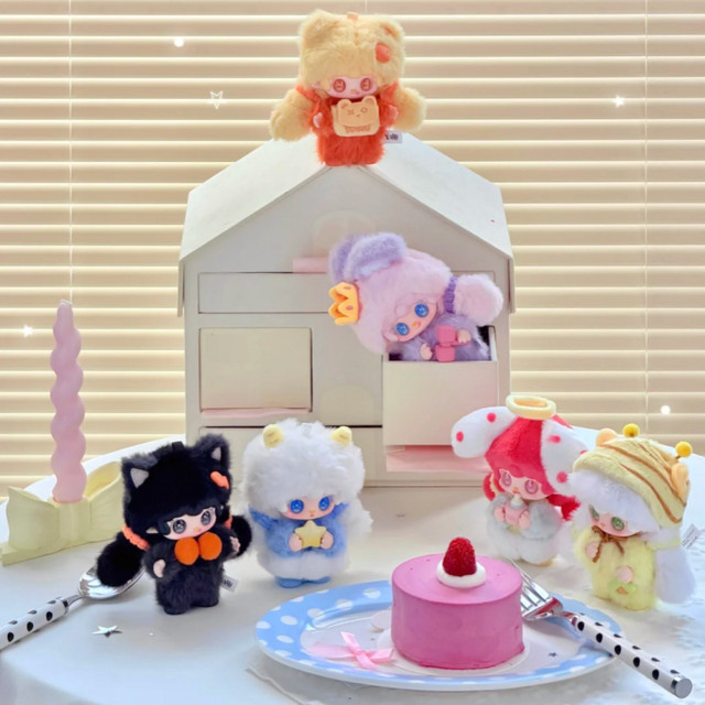 52TOYS Yooki Cute Is No.1 World Best Series Blind Box, Plüsch-Anhänger, Einzelfigur, Bunt / Mehrfarbig - Bild 1