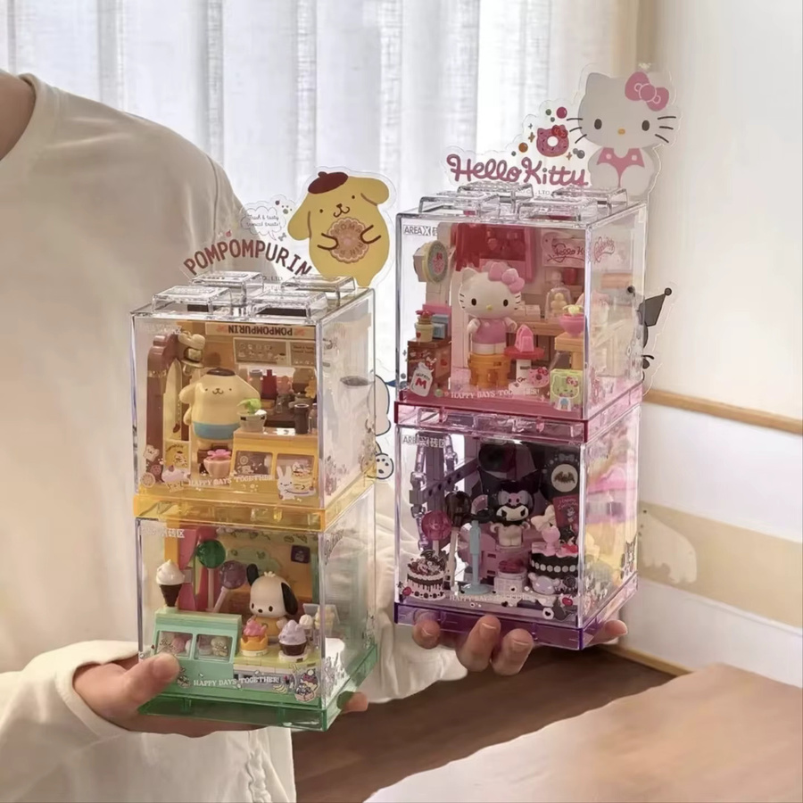 Sanrio AREA-X Bausteine Mini-Shop-Set mit Blindbox - Bild 2