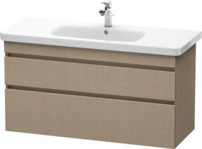 Duravit Waschtischunterschrank DuraStyle, Farbe: Leuchtend Weiß, B/T/H: 113 x 44,8 x 61 cm, wandhängend, mit 2 Schubladen - Bild 1