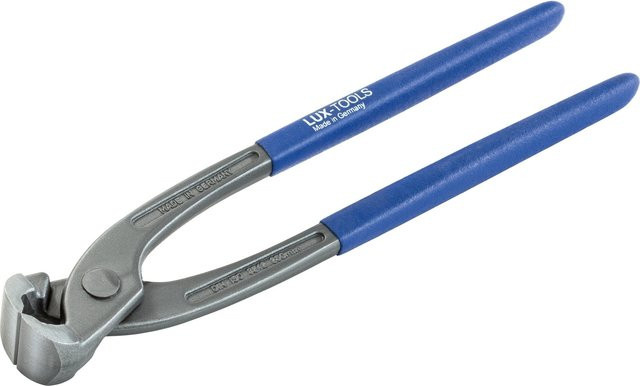 LUX-TOOLS Monierzange aus gehärtetem Stahl in Blau, Länge: 250 mm - Bild 1