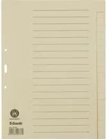 Esselte Ordnerregister A4 in Beige mit 20 Trennblättern - Bild 1