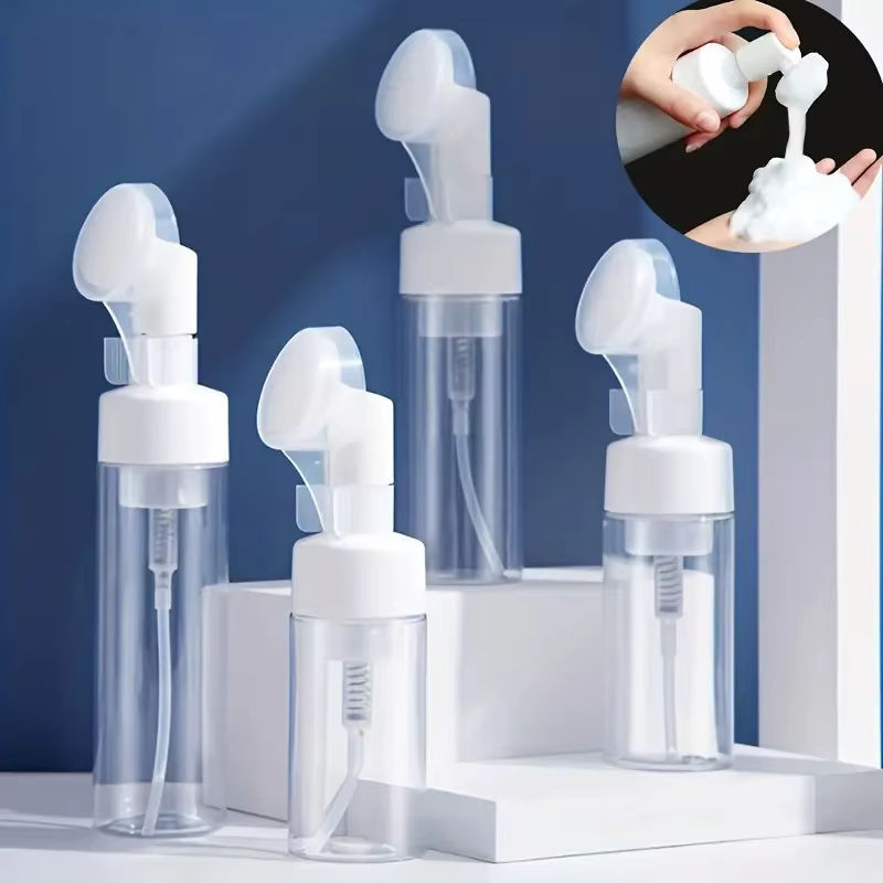 Mousse-Pumpspender mit Silikon-Bürstenkopf, 100 ml, für Gesicht und Haare - Bild 6