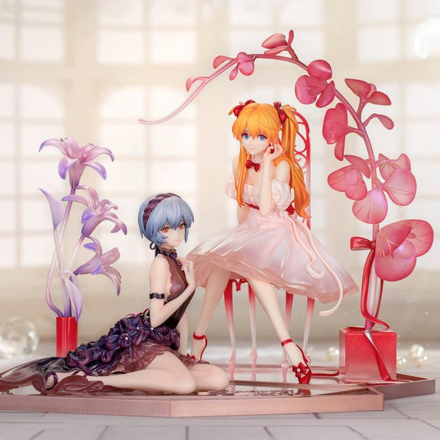 Bandai Evangelion Shin Seiki Souryuu Asuka Langley Rei Ayanami, Action Figur, 1/7 - Bild 1