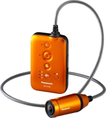 Panasonic HX-A 100 E-D Action Kamera in Orange mit Wi-Fi und kompaktem Design - Bild 1