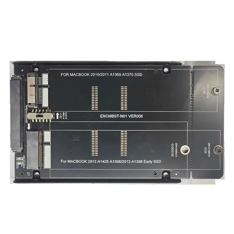 T.F.SKYWINDINTL 2-in-1 SATA 22Pin auf Mac Adapter für MacBook Pro und Mac Pro, 6 Gbit/s SSD/HDD-Konverter, Schwarz - Bild 5