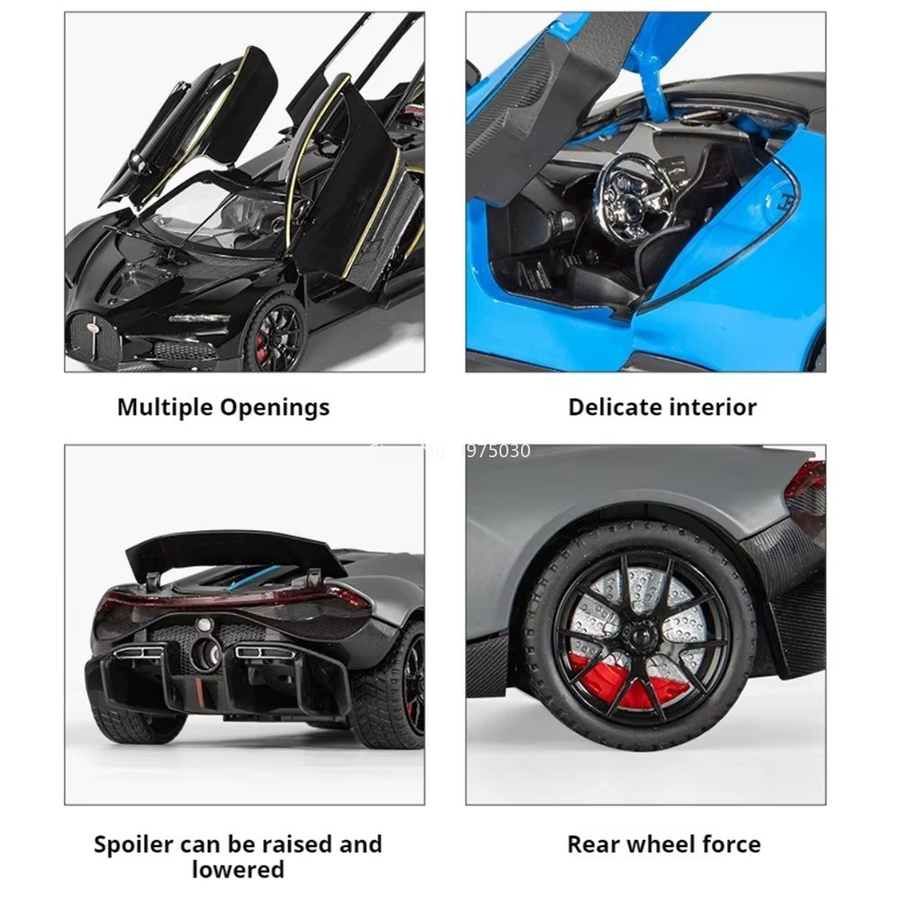 MAKEDA Tourbillon Apollo EVO Spielzeugauto, 1:24, Grau, mit Musik - Bild 3