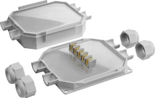 Raytech 84062 Abzweigdose in Lichtgrau mit IP69K und IP68 Schutzart, B/T/H: 12,0 x 10,0 x 5,0 cm - Bild 1