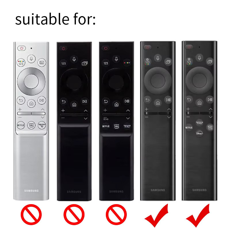 Silikon-Schutzhülle für Samsung Fernbedienung BN59-01385 und 01358D in Schwarz mit Anti-Drop-Funktion - Bild 2