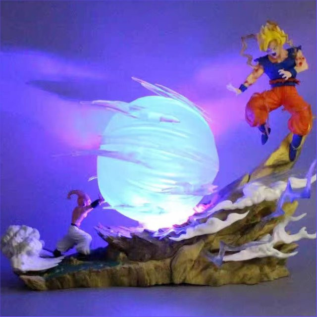 Bandai Dragon Ball Z Buu vs Goku Super Saiyajin Genki Bombe, Action Figur, 21 cm - Bild 1